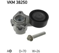 Tendicinghia, Cinghia Poly-V centro per BMW BMW (BRILLIANCE) 1 3 3 SERIES 5 6 7