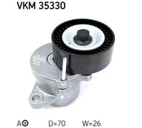 Tendicinghia, Cinghia Poly-V centro per CHEVROLET OPEL SAAB VAUXHALL 9-5 ASTRA C