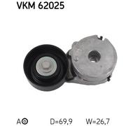 Tendicinghia, Cinghia Poly-V centro Sx per NISSAN RENAULT CLIO FLUENCE GRAND SCÉ