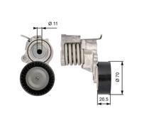 GATES T39115 TENDITORI + PULEGGE Seat Cordoba berlina (6l2)(2002->) 1,2 - 47 kw