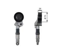 Tendicinghia Cinghia Poly V Gates T39158 Drivealign™ per Dodge Mercedes Benz