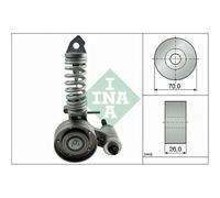 INA Tendicinghia, Cinghia Poly-V per OPEL VAUXHALL CHEVROLET 533 0085 30