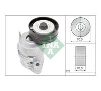 Tendicinghia Cinghia Poly V Schaeffler Ina 534 0102 30 per Opel Vauxhall