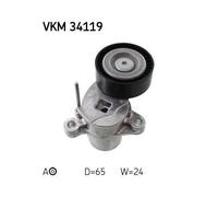 Tendicinghia Cinghia Poly V Skf VKM 34119 per Ford Centro Sx