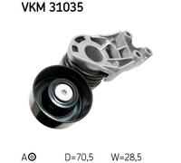 Tendicinghia, Cinghia Poly-V Superiore per AUDI SEAT SKODA VW A2 CORDOBA FABIA F