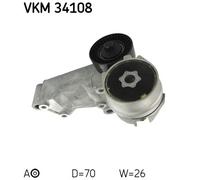 Tendicinghia, Cinghia Poly-V Sx per FORD SAAB 9-5 FOCUS TOURNEO CONNECT TRANSIT