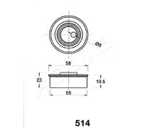 1 TENDICINGHIA CINGHIA DISTRIBUZIONE ASHIKA 45-05-514