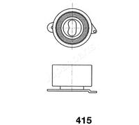 ASHIKA 45-04-415 Rullo tenditore, cinghia dentata