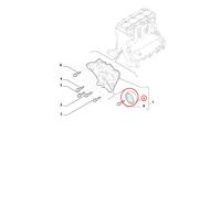 TENDICINGHIA FISSO SUPPORTO MOTORE ALFA ROMEO 159 ORIGINALE 55195531