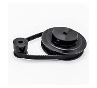 Tendicinghia GT2 2M 20 80 Denti 2GT 20T 80T Set Cinghie Dentate Foro 3~8 Mm Larghezza Cinghia 6 Ruota Tensionamento Parti Stampante 3D Sincrona(80T B5,20T B6)