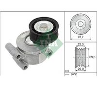 Tendicinghia multirighe 534 0249 10 INA per MAZDA FORD VOLVO