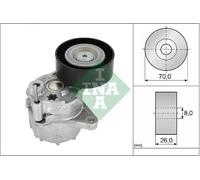 Tendicinghia multirighe 534 0481 10 INA per MERCEDES-BENZ JEEP