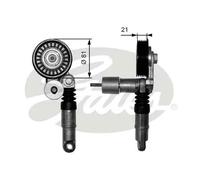 Tendicinghia Cinghia Poly V Gates T38306 Drivealign™ per Audi Seat Skoda VW