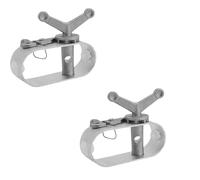 Tendifilo per Recinzione,2Pcs Tendifilo Lega Alluminio,Tendifilo Stendibiancheria,Cricchetto per Copertura Piscina,Accessori da Campeggio per Mantenere Pulita Piscina,Recinzione a Catena,Giardinaggio