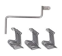 Tendifilo per recinzione, strumento tenditore durevole in acciaio con maniglia di serraggio per la riparazione della recinzione del giardino agricolo, set da 20 pezzi