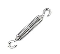 Tendifilo tenditore, 1 pz M4 M5 M6 M8 M10 M12 gancio e gancio/C a C acciaio inossidabile 304 tenditore corda filo tensione resistente (M5)