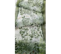 TENDINA A VETRO PER FINESTRA ORGANZA ERBARIO LARG CM40x145