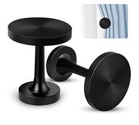 Tendina Holdbacks, Un paio di tende in metallo nero fermatenda ganci decorativi medaglione a parete tenda tenere indietro moderno vintage drappeggio fermatenda nappa titolare