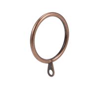 Tendina Metallo Anelli 38mm Diam Interno Panneggi Anello Bronzo Rosso 14 Pz