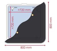 Tendina oscurante 800 x 800 mm - 1 PZ - 19.364.02 - 1936402