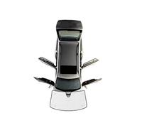 Tendina Parasole Auto Per VW Per POLO MK4 9N 6Q Vivo 2002-2008 Parabrezza Parasole Auto Tappetini Per Finestrini Alette Posteriori Accessori Coperture Complete Parasole Auto Parasole(Front Windshield)