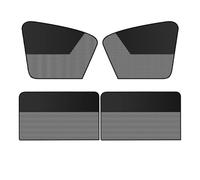 Tendina parasole for finestrino auto con ventosa magnetica, for finestrini laterali, in rete, con protezione UV automatica(A Fixed Set- 4PCS)
