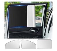 Tendina parasole for finestrino auto con ventosa magnetica, for finestrini laterali, in rete, con protezione UV automatica(B Fixed Set- 4PCS)