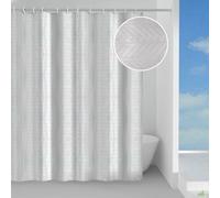 TENDINA TENDA DOCCIA GEDY POLIESTERE BIANCO NEVE TESSUTO IMPERMEABILE 240X200 CM