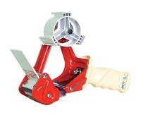 ACIT Tendinastro dispenser professionale per nastri adesivi 66x75 e 132x75 con frizione regolabile e leggero, Rosso
