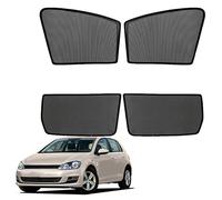 Tendine Parasole Auto Bambini Parasole per Finestrini Laterali per Golf 7 Mk7 2013-2020 Tendine Parasole Protezione UV Tende Magnetiche Nero,Front-Window+Rear-window-4PCS