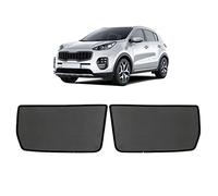 Tendine Parasole Auto Bambini Parasole Per Finestrini Laterali Per Sportage/KX5 QL 2016-2021 Tendine Parasole Protezione UV Tende Magnetiche Nero,Rear-window-2PCS