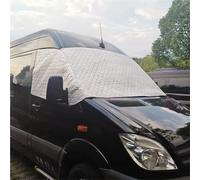 Tendine Parasole Auto Copertura Parabrezza Per Benz Per Sprinter 2006 2007 2008 2009 2010 2011 2012 2013-2018 600D Oxford Resistente Alle Intemperie Antifurto Neve(2018-2025)