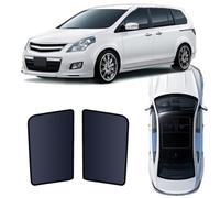 Tendine Parasole Auto Magnetiche per Mazda 8 2006-2016,Auto Pieghevole Coprisole Interno Raggi per Estati Calde, Rear Side Windows 2PC