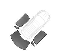 Tendine Parasole Auto Per CX-3 CX3 DK 2015-2024 Magnetico Auto Parasole Parabrezza Anteriore Tenda Posteriore Finestrini Laterali Tende Da Sole Scudo(Rear 5pcs)