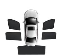 Tendine Parasole Auto Per Hongqi HS5 2019 2020 2021 2022 2023 2024 Protezioni Scudo Blocco Finestra Parasole Privacy Visiera Laterale Ombra(5PCS Set)