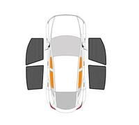 Tendine Parasole Auto Per Maserati Per Levante 4 Dr Suv 2017-2024 Finestra di automobile Tenda Parasole Maglia Telaio del Parabrezza Anteriore(Front Rear -4Pcs)