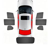 Tendine Parasole Auto per Mercedes Benz C Class (W203) 2000-2007, Rete Magnetica Pieghevole per Finestrini Laterali, Ombra e Privacy,All windows (7 pieces)