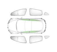 Tendine Parasole Auto Per Tesla Per Model Y 2020-2025 Tendina Parasole Per Finestrini Laterali Argentata Accessori Per La Protezione Della Privacy(6PCS)