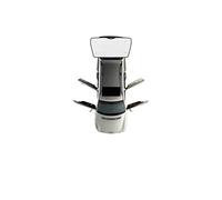 Tendine Parasole Auto Per VW Per Caddy 2K Per Maxi MK3 2003~2019 Accessori Coperture Complete Per Auto Alette Parasole Protezione Solare Copertura Parasole Per Finestrini(Rear Windshield)