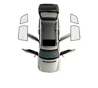Tendine Parasole Auto Per VW Per Touareg 7p 2010~2018 Copri Alette Parasole Copri Parasole Ricambi Accessori(Rear Windows)