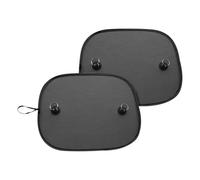 Tendine Parasole Auto Tendina Parasole Per Auto In Rete Per Finestrini Laterali 2 Pezzi In Rete Nera Con Ventosa Super Resistente(30x50CM)