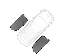 Tendine Parasole Finestrini Laterali Per JEEP Per Renegade Per BU 2015-2024 Auto Parasole Scudo Magnetico Parabrezza Anteriore Telaio Tenda Posteriore Finestrino Laterale Sole Visiera(2PCS Rear Window