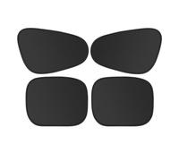 Tendine parasole for auto a 4 strati, for finestrini laterali, elettrostatiche, protezione solare, anti-UV, pieghevoli(Front-Rear 4pcs)