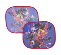 Tendine parasole laterali per bambini Spiderman Marvel coppia di tendine per auto 44 x 35 cm protezione raggi UV