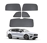 Tendine parasole per finestrini auto Per Volvo V60 II 2019-2023, Tendina Parasole Magnetica Per Finestrini Laterali Auto, 5 Pezzi, Protezione Solare Per Bambini Protezione Della Privacy.