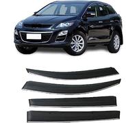 Tendine parasole per finestrini auto Set di 4 deflettori anti e antipioggia per finestrini laterali auto Per Mazda CX-7 2010-2020