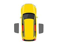 Tendine parasole per finestrini auto Tendina parasole per finestrino laterale auto Per Vw Per T-CROSS 2019+, protezione magnetica UV per la privacy, per il lunotto posteriore( 2pcs Rear Window)