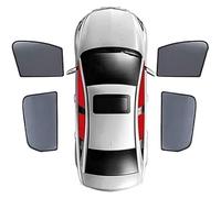 Tendine parasole per finestrini auto Tendine Parasole Per Tesla Per Model 3 2017-2023, Protezione Solare Laterale UV E Zanzariera, 4 Pezzi Di Accessori Per Interni Auto