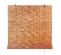 Tendine parasole personalizzabili in bambù con blocco della luce al 70% (110 x 225 cm), ideali per casa, soggiorno, balcone, giardino, ristorante, terrazza, tende alla moda per privacy e ombra