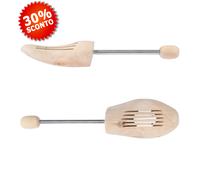 TENDISCARPE IN LEGNO CON TENSIONE A VITE PER TENERE IN FORMA LE SCARPE - SCONTO